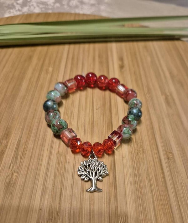 10012 Perlenarmband "Herz der Erde"