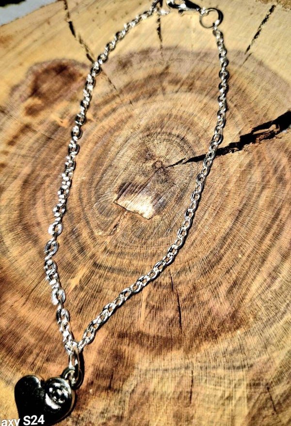 1013 Gliederarmband "Black Heart"