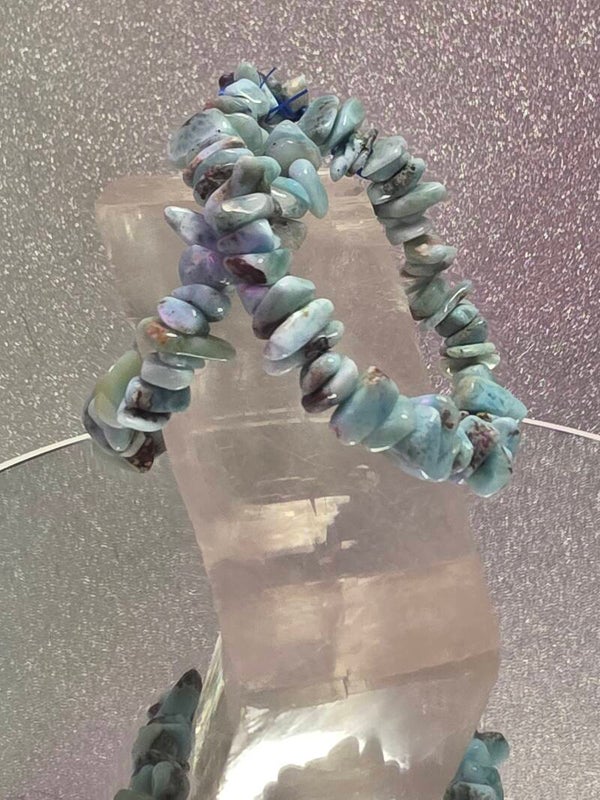 Larimar Chips Armbanden