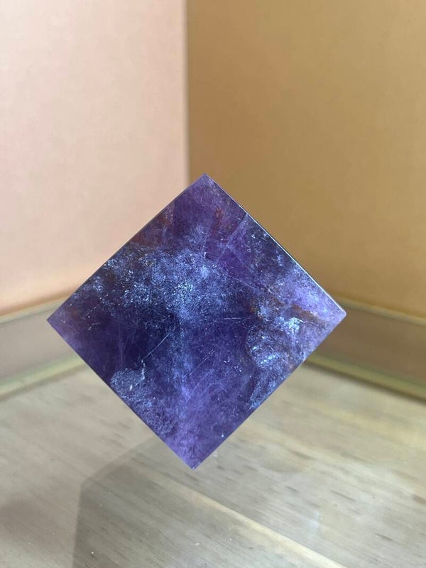 Paarse Fluoriet kubus