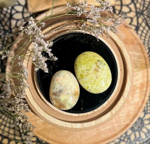 Madagascar Groene Opaalkiezelsteen