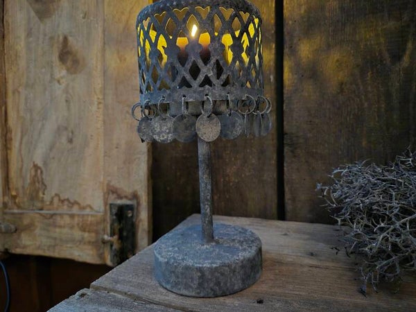 Muntjes lamp voor ledkaars