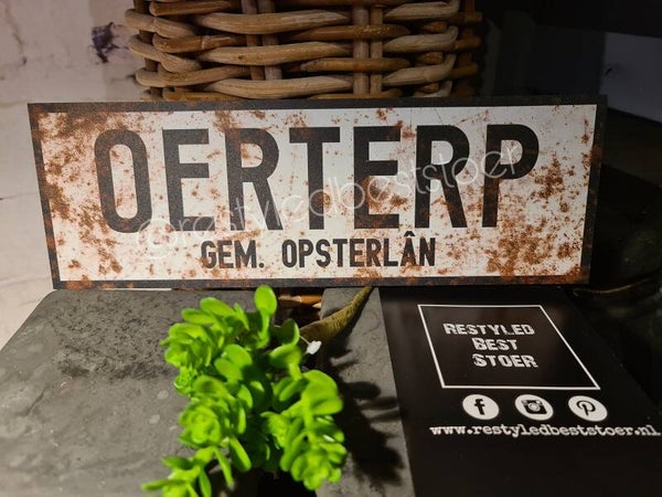 Plaatsnaambord OERTERP