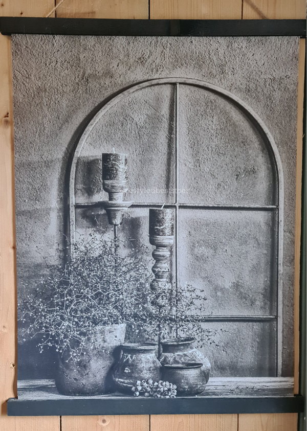 Wanddoek Raam sober 97