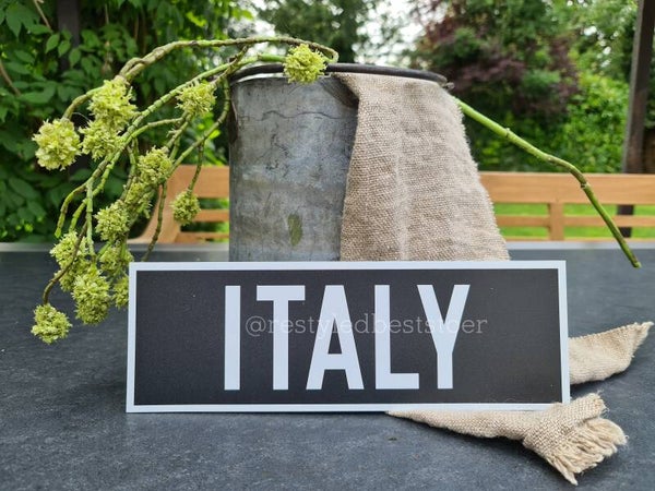 Plaatsnaambord ITALY