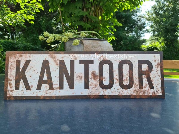 Plaatsnaambord KANTOOR