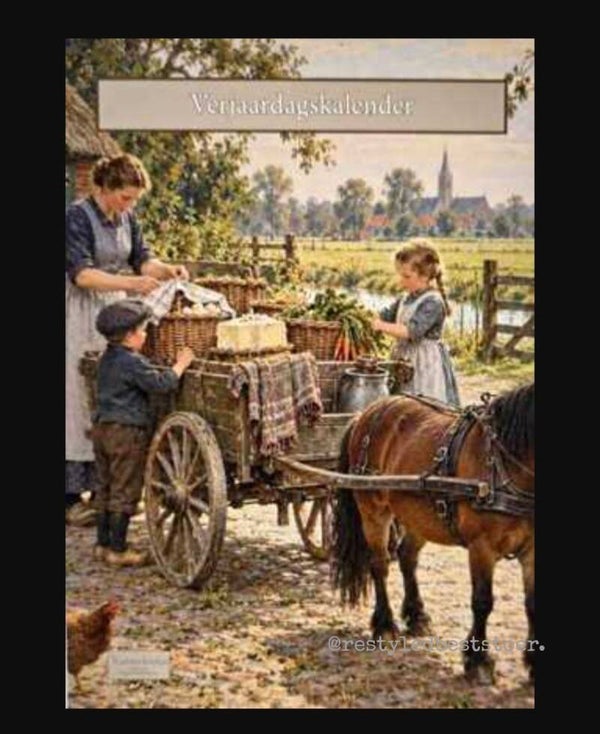 Verjaardagskalender nostalgie boerderij kinderen