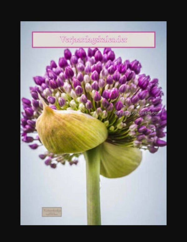 Verjaardagskalender Bloem