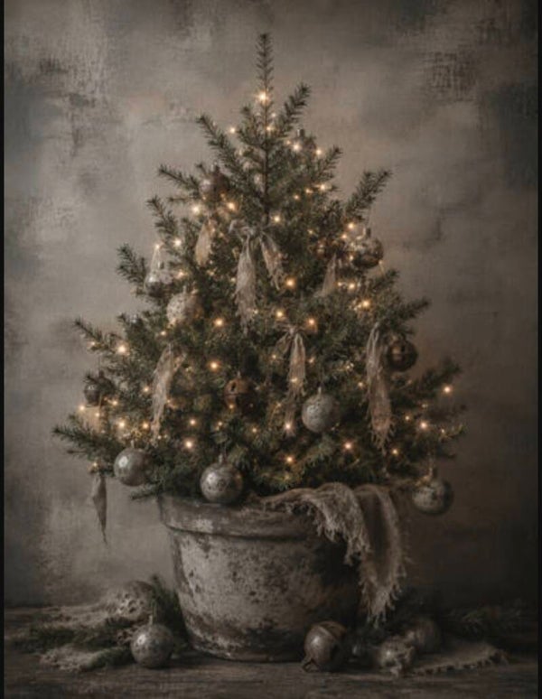 Wanddoek Kerst warm 2027012