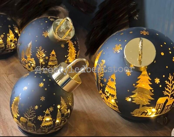 Kerstballen draaiend