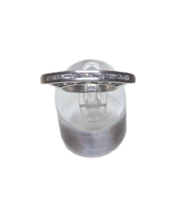 Ring mit Cubic Zirkonia Herzen durchbrochen 925 Sterling Silber Ringgröße 52