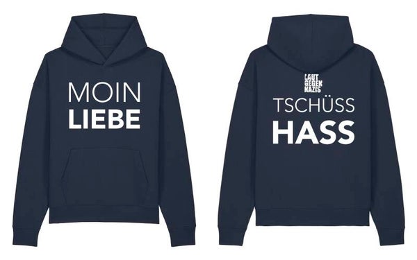L Blue Navy Hoodie - MOIN - Der Klassiker