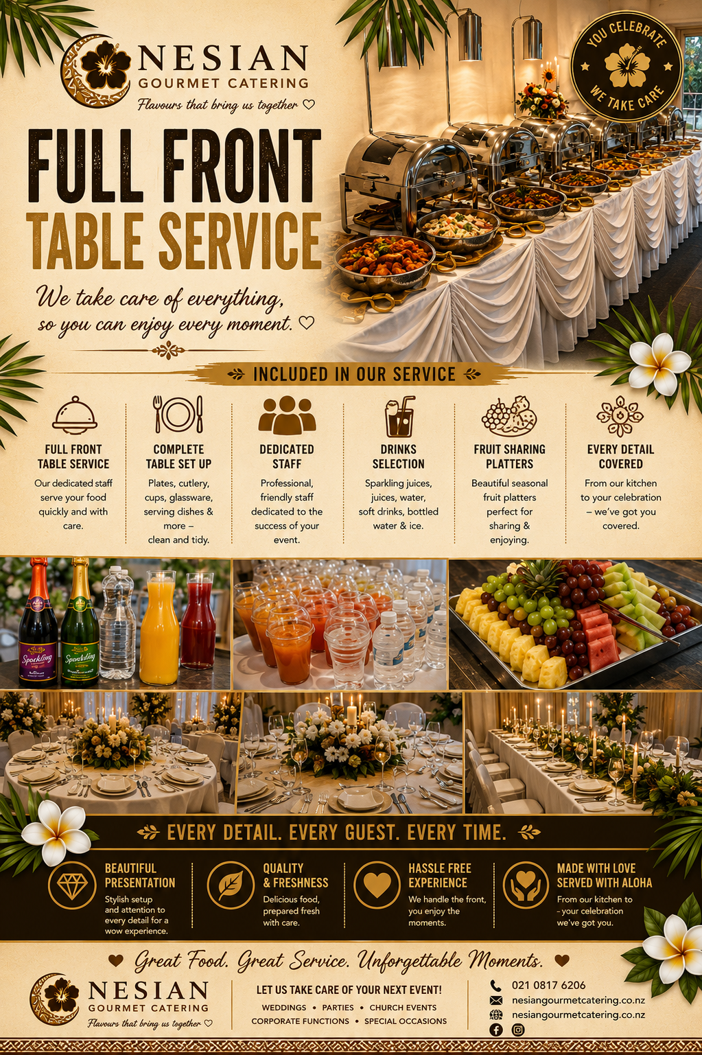 FRONT TABLE SERVICES