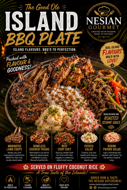 OLE ISLAND BBQ PLATE
