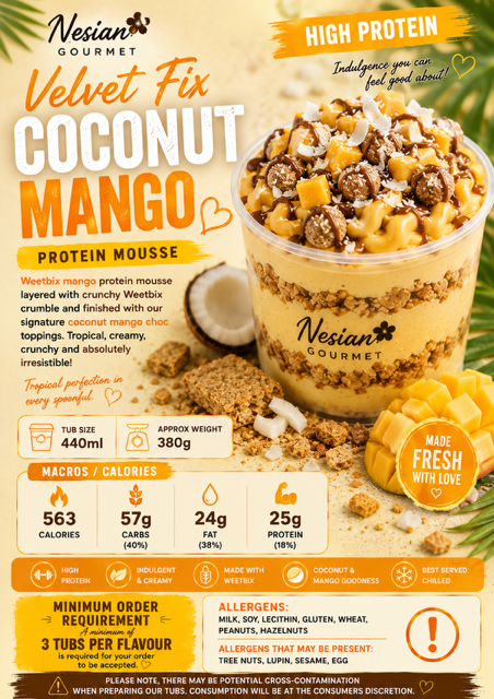 LIMITED EDITION: MANGO COCONUT - Velvet Protein Fix