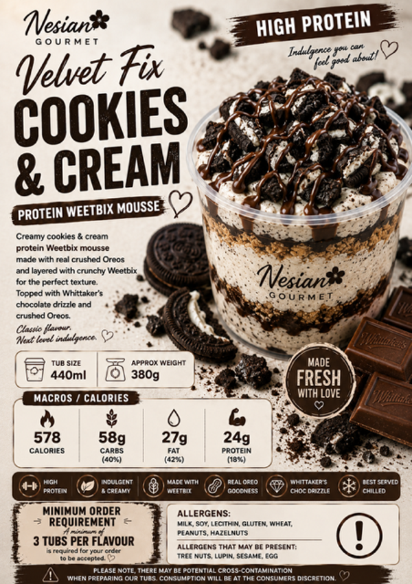 COOKIES & CREAM - Velvet Protein Fix