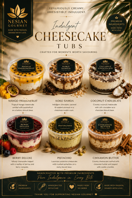 INDULGENT CHEESECAKE TUBS
