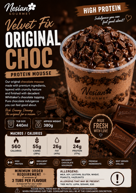 ORIGINAL WHITTAKER CREAMY CHOC - Velvet Protein Fix