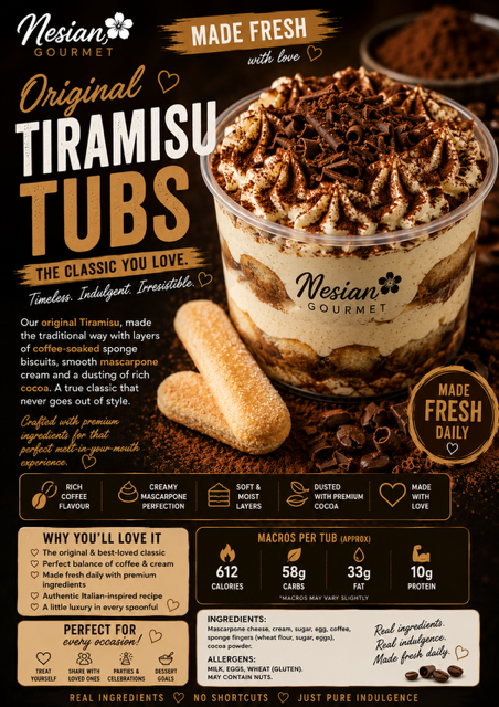 ORIGINAL TIRAMISU TUBS