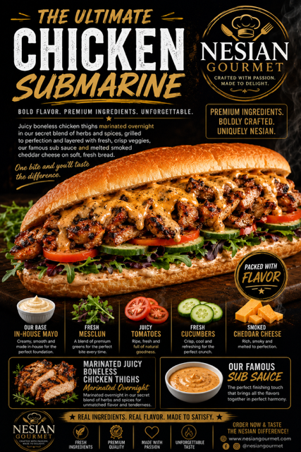 CHICKEN SUBMARINE