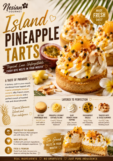 MACHO-MINI ISLAND PINEAPPLE PIE BOX