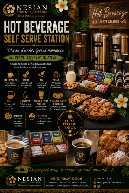 HOT BEVERAGE SELF SERVICE BUFFET