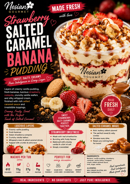 SALTED CARAMEL BANANA PUDDING