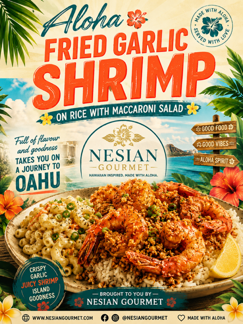 ALOHA FRIED GARLIC SHRIMP