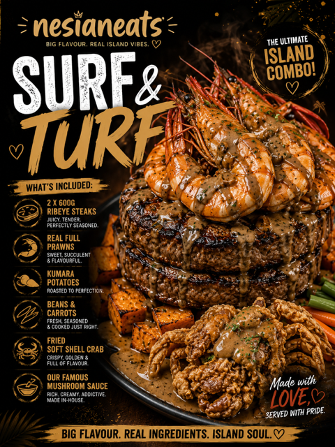 SURF & TURF - ISLAND COMBO