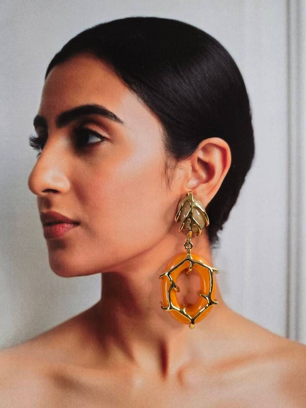 PENDIENTES NARANJA