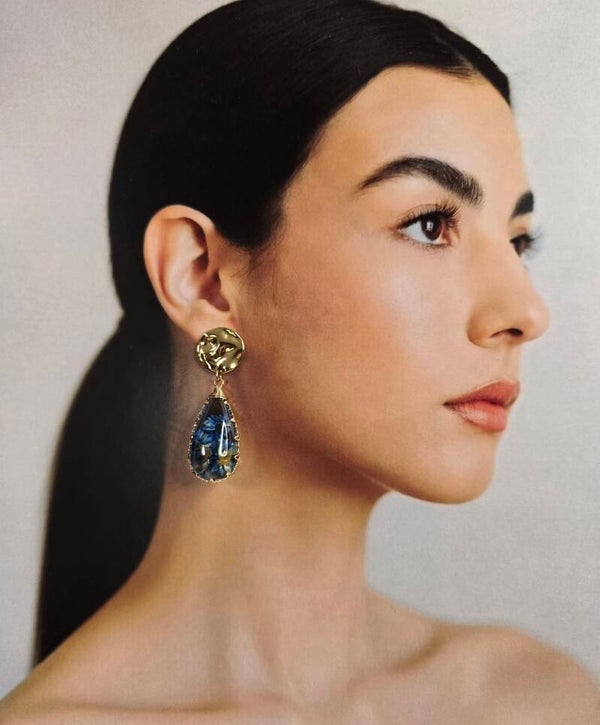 PENDIENTES FLOR ENCAPSULADA