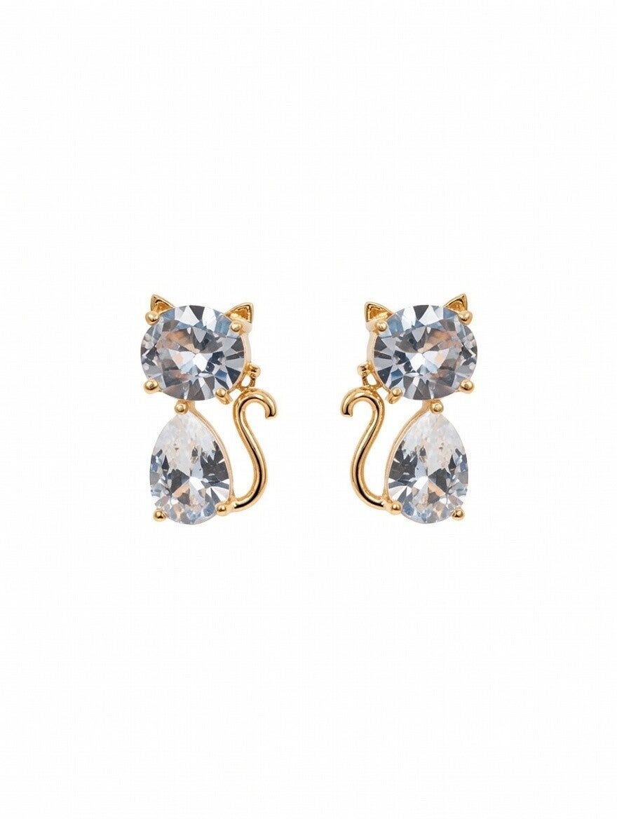 PENDIENTES CON FORMA DE GATITO