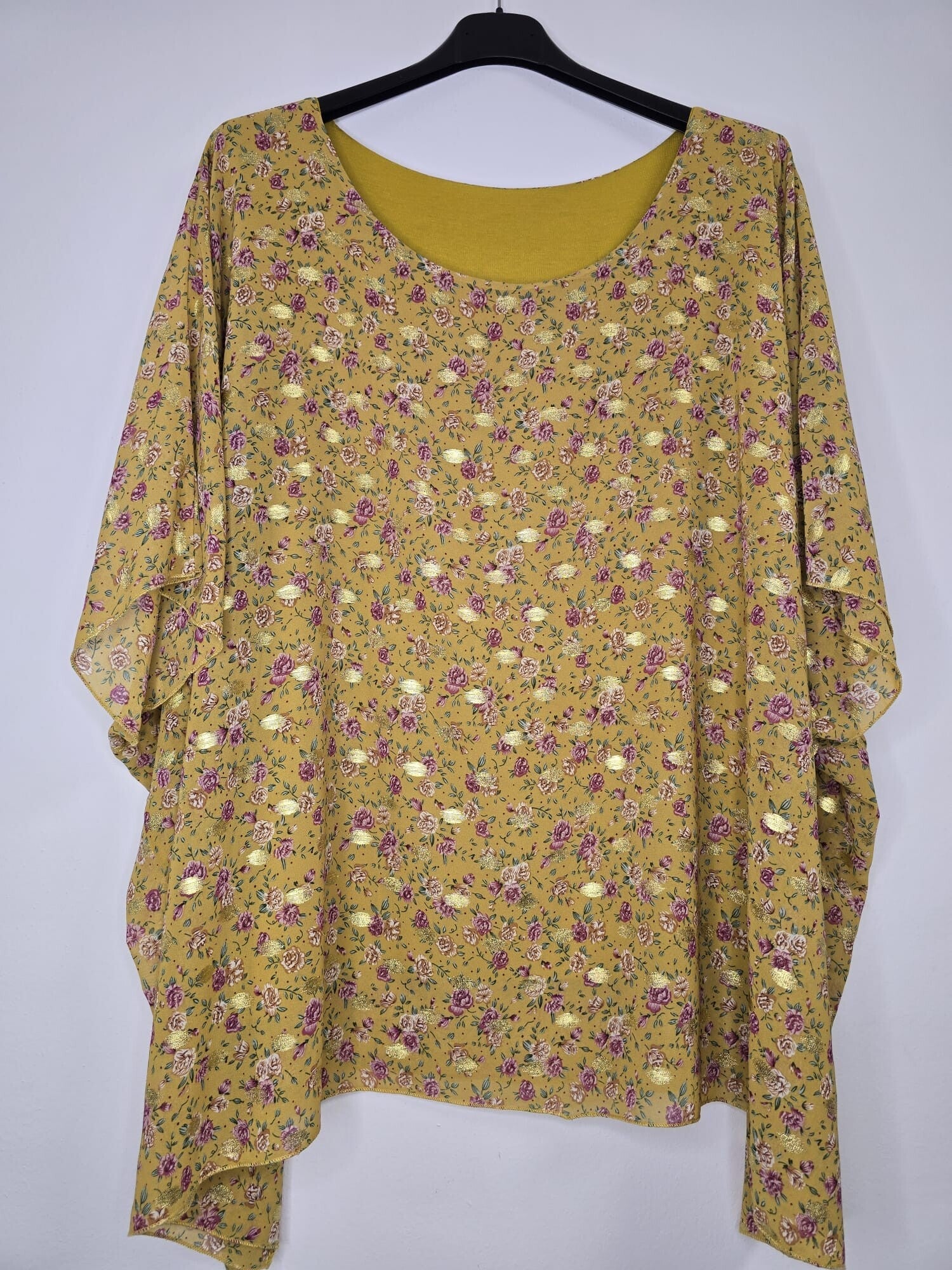 BLUSÓN OVERSIZE MOSTAZA