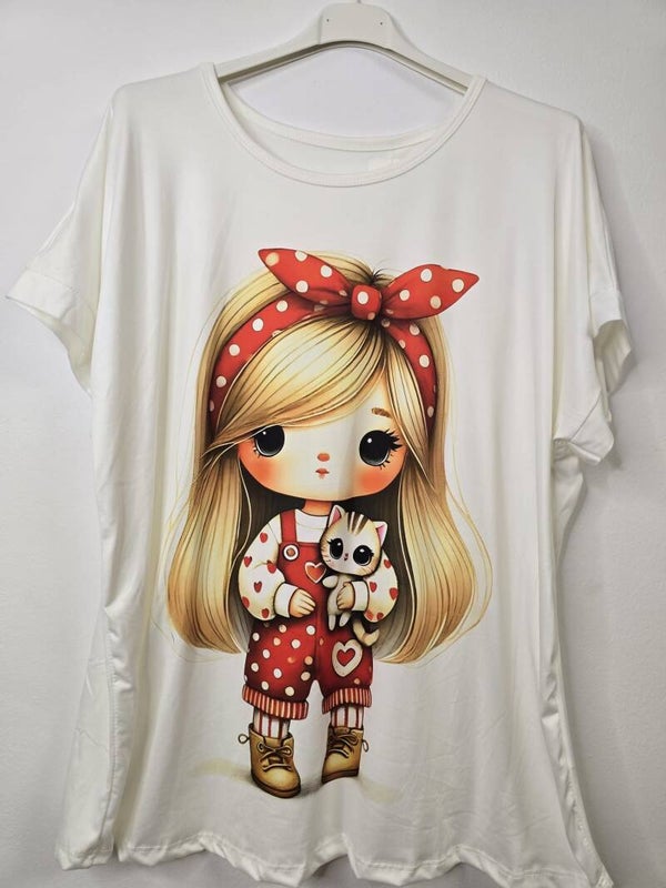 CAMISETA DIVERTIDA NIÑA