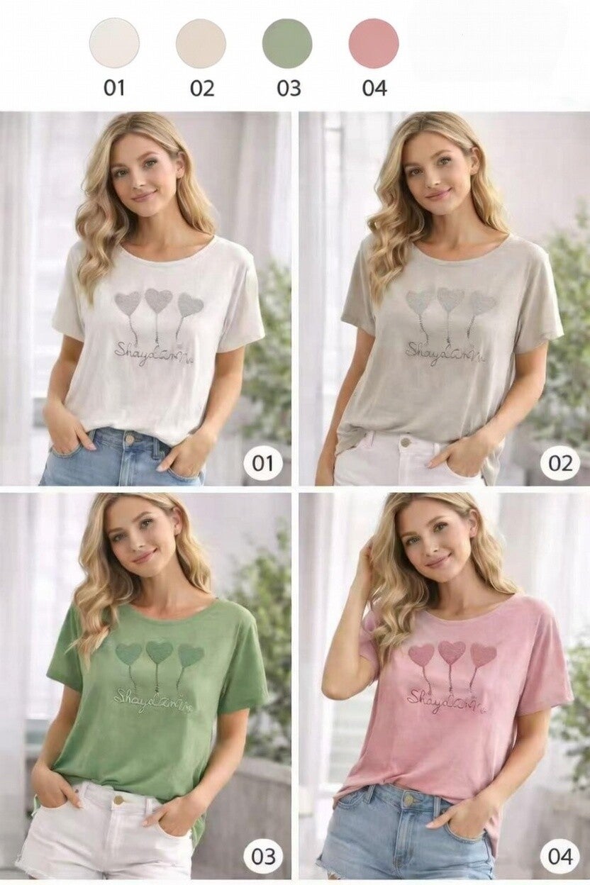 CAMISETA 3 CORAZONES