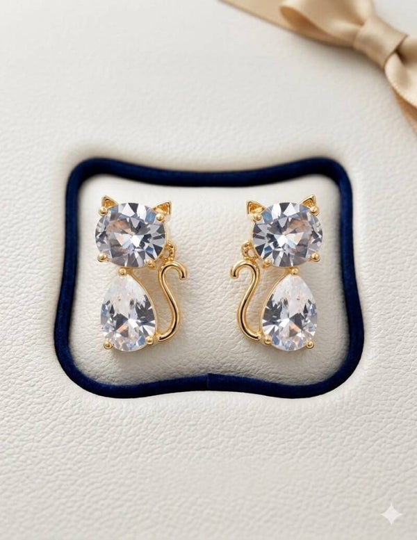 PENDIENTES CON FORMA DE GATITO