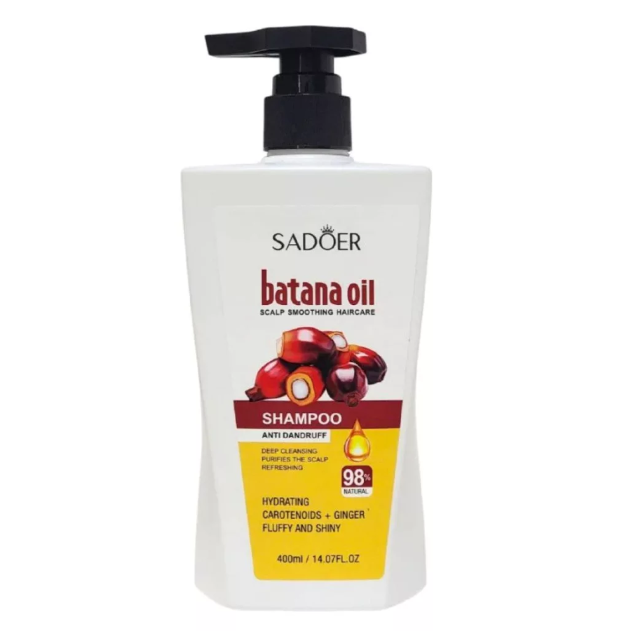 CHAMPU MULTIFUNCION DE ACEITE DE BATANA 400ML. SADOER
