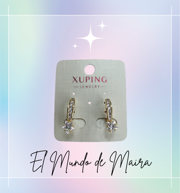 PENDIENTES ESTRELLA BRILLANTE