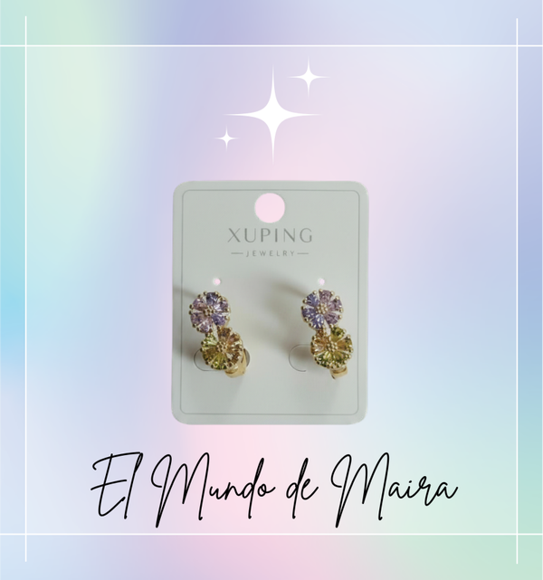 PENDIENTES FLORES