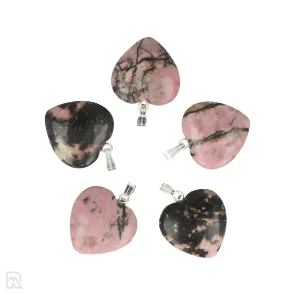 Hanger Rohdoniet hart 2cm