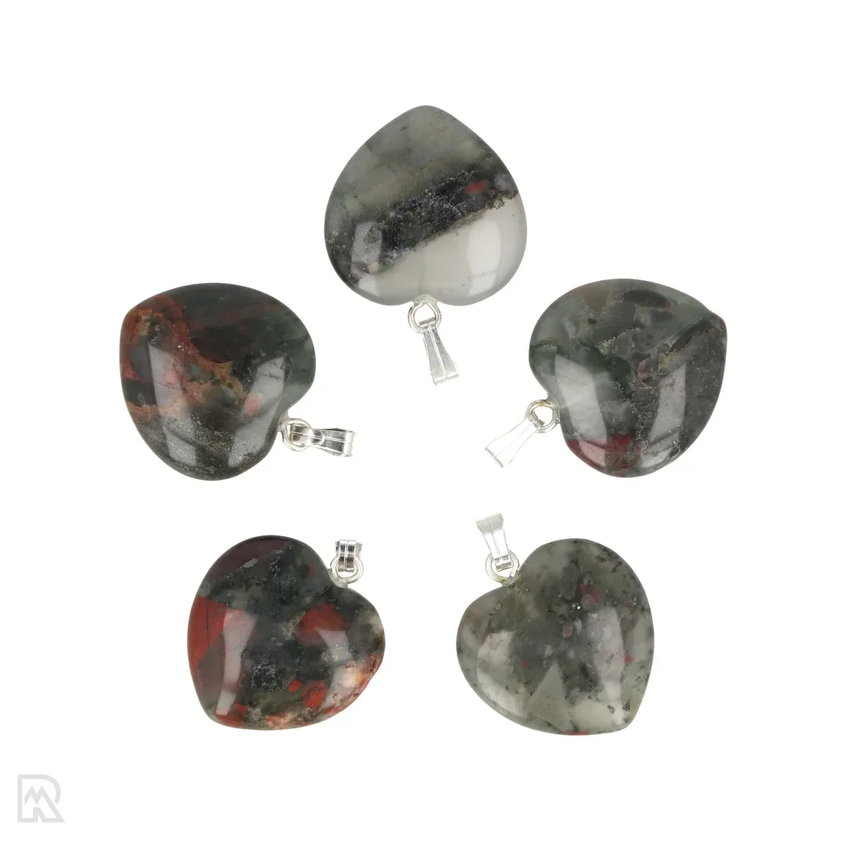 Hanger Heliotroop hart 2cm