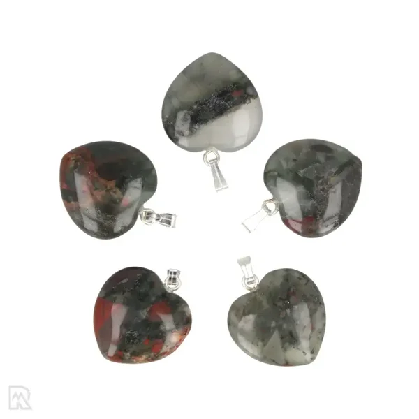 Hanger Heliotroop hart 2cm