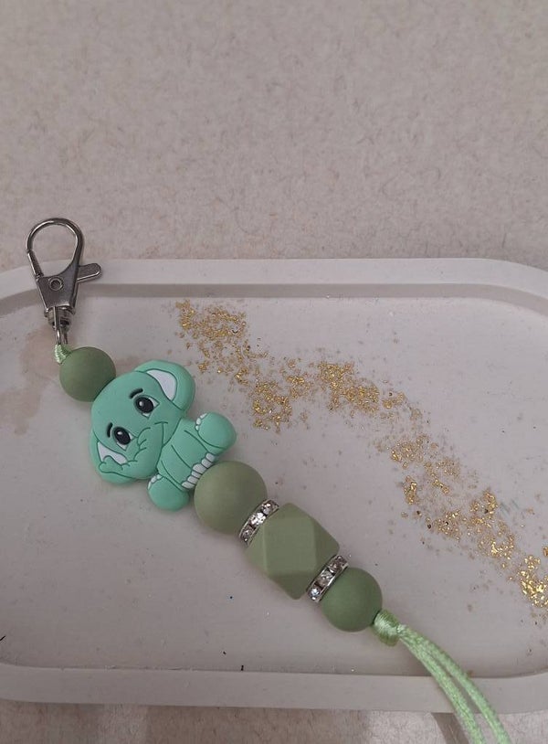 Sleutelhanger Green Elephant