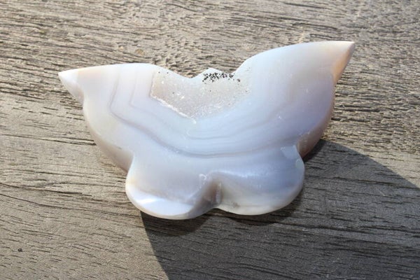 Agaat vlinder gepolijst #1