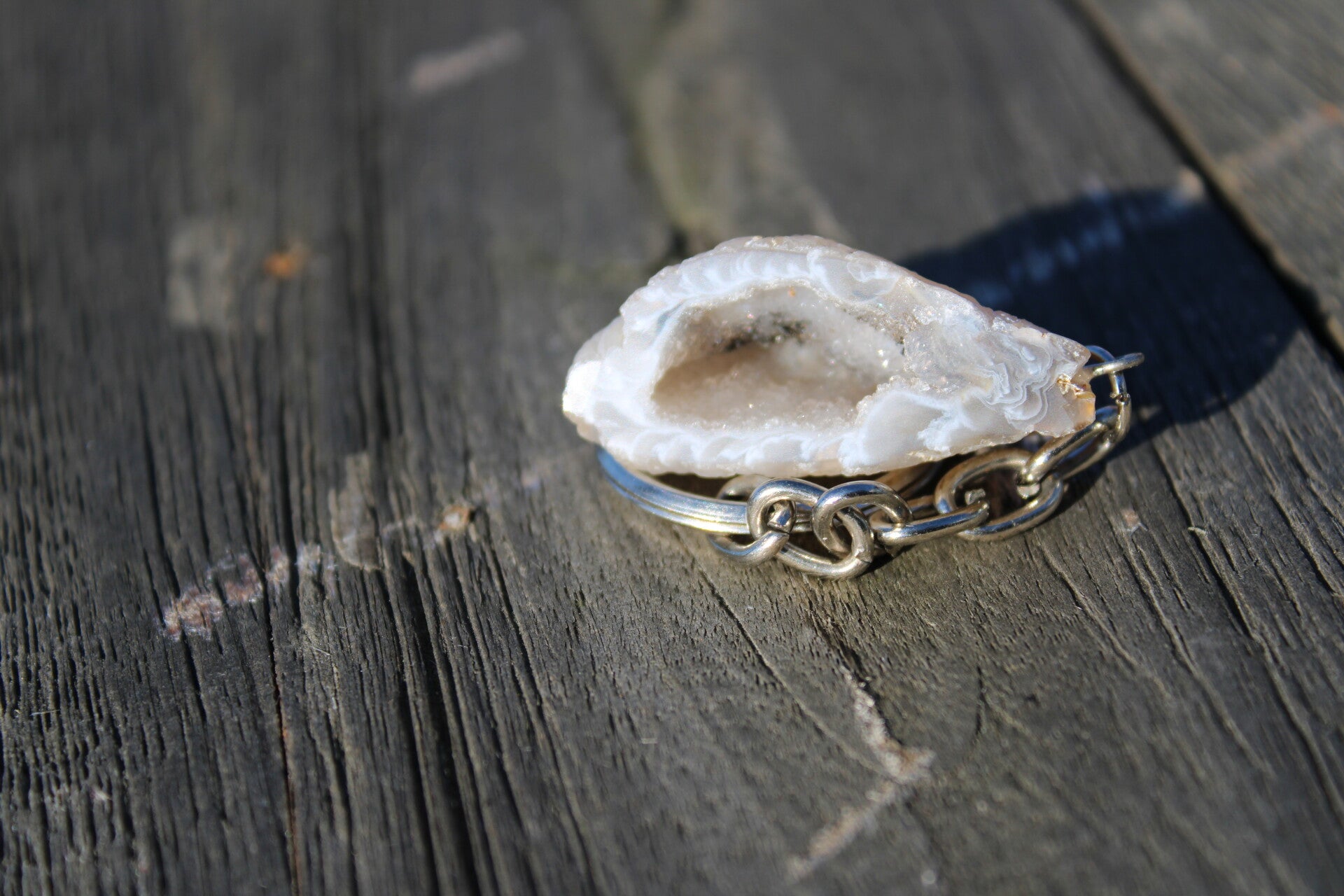 Sleutelhanger Agaat geode #6