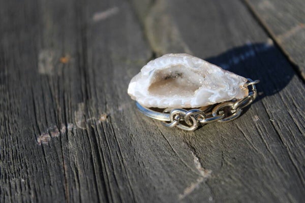Sleutelhanger Agaat geode #6
