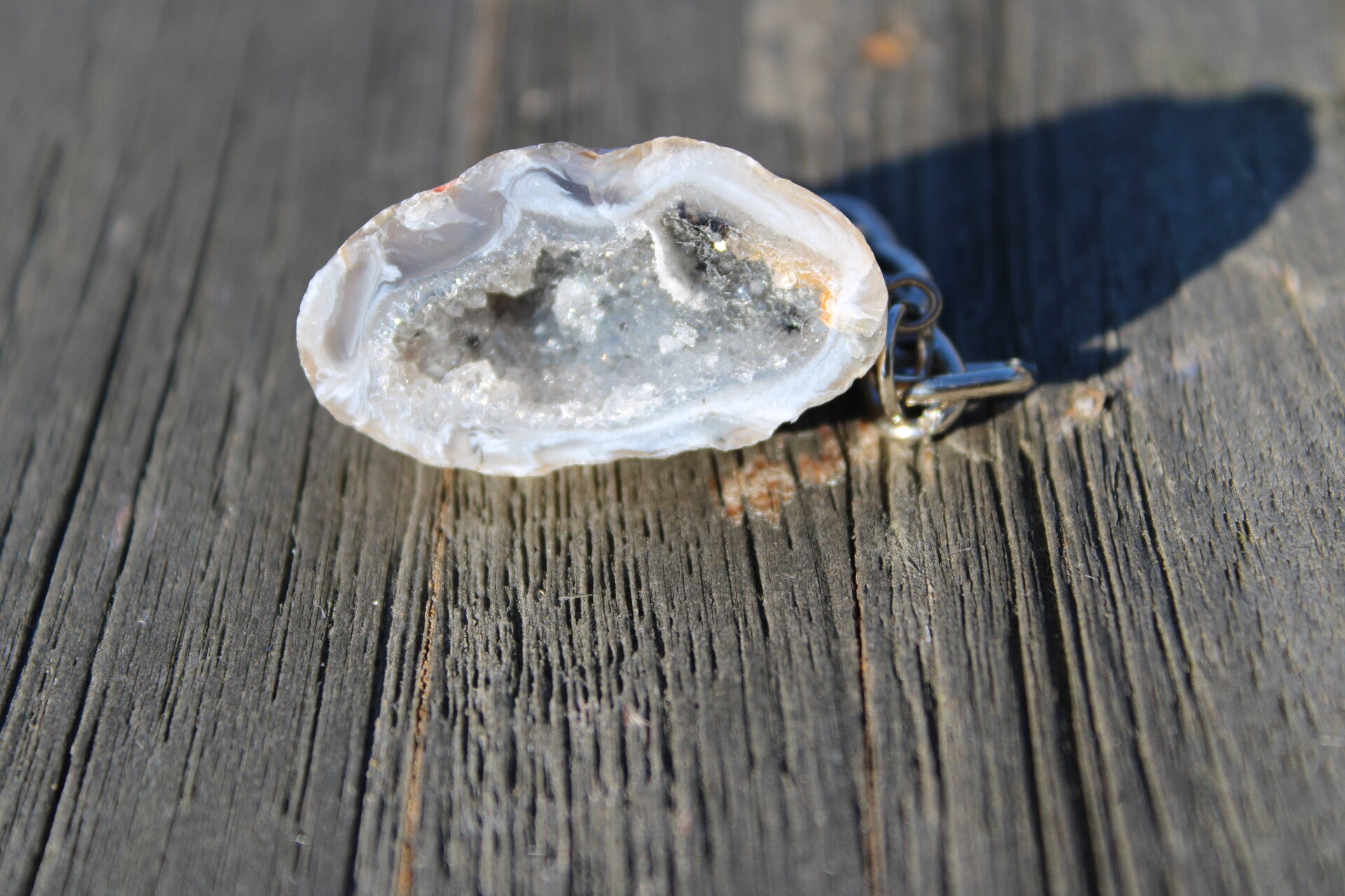 Sleutelhanger Agaat geode #5