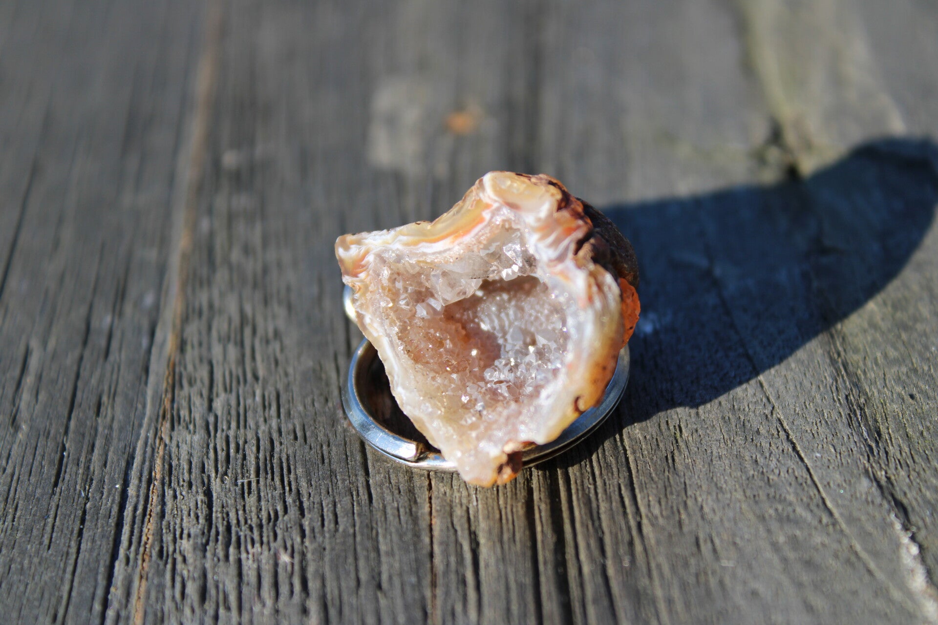 Sleutelhanger Agaat geode #4