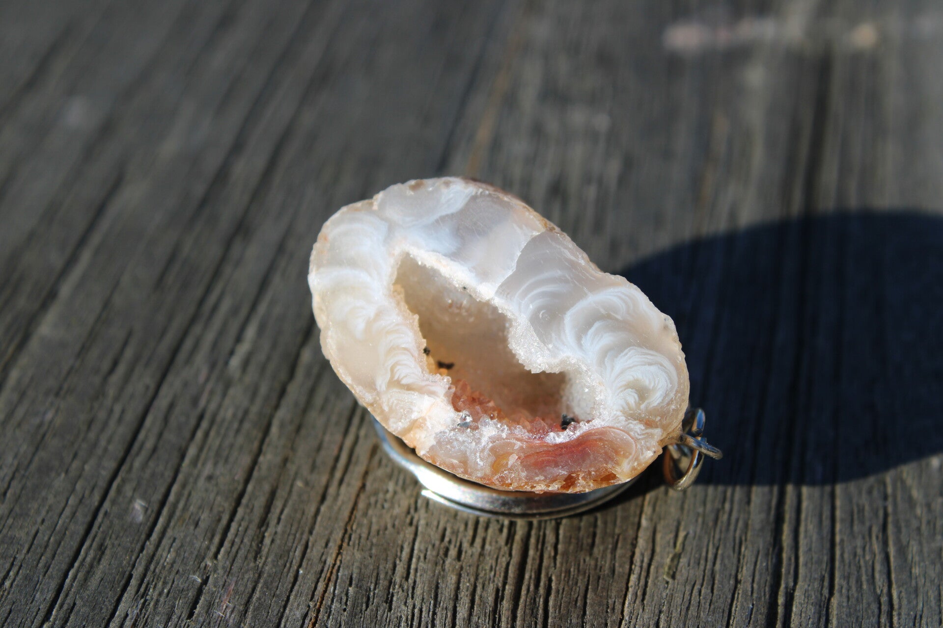 Sleutelhanger Agaat geode #2