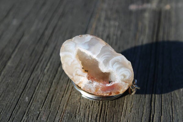 Sleutelhanger Agaat geode #2